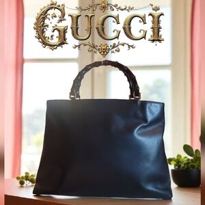 Gucci Black Tote Bag